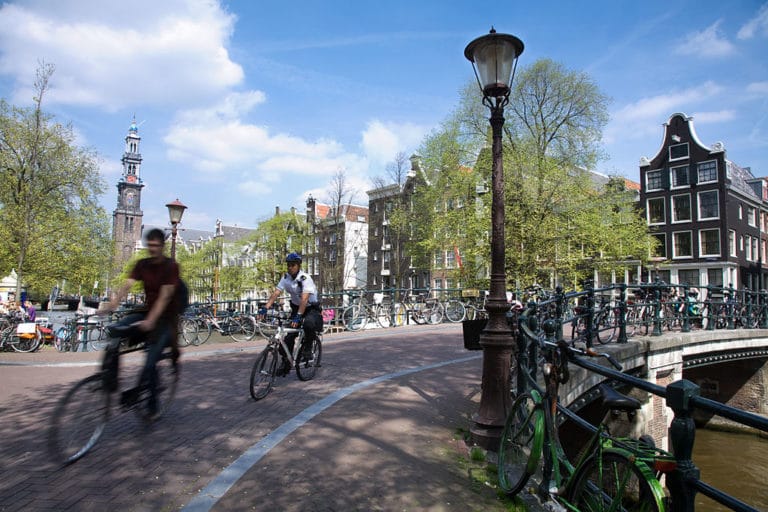A vélo à Amsterdam !