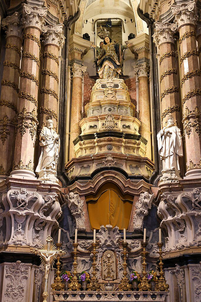 Spectaculaire choeur de l'église des Clercs de Porto - Photo de flowcomm - Licence ccby20