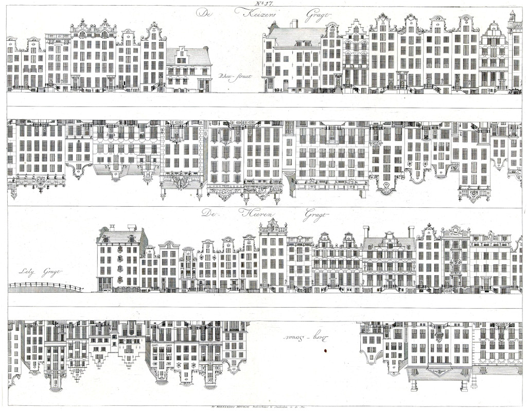 9 ruelles d'Amsterdam, enfin plus ou moins. Dessin de Caspar Jacobsz.