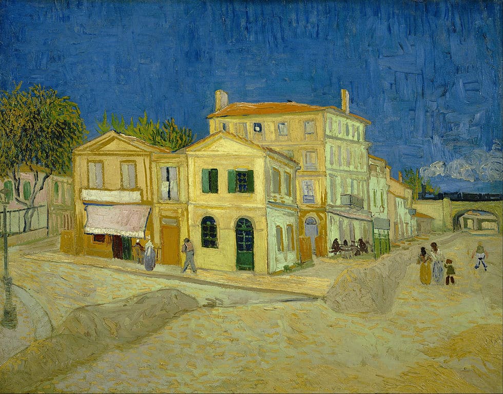 > La maison jaune (la rue) de Van Gogh au Van Gogh museum d'Amsterdam (1888).