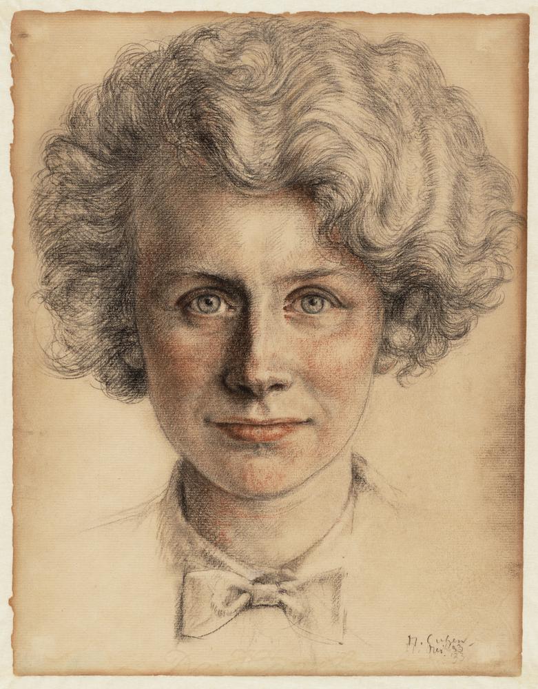 Portrait de van Jeanne Leeuwenberg Foekens par Moos Cohen au Musée juif d'Amsterdam.