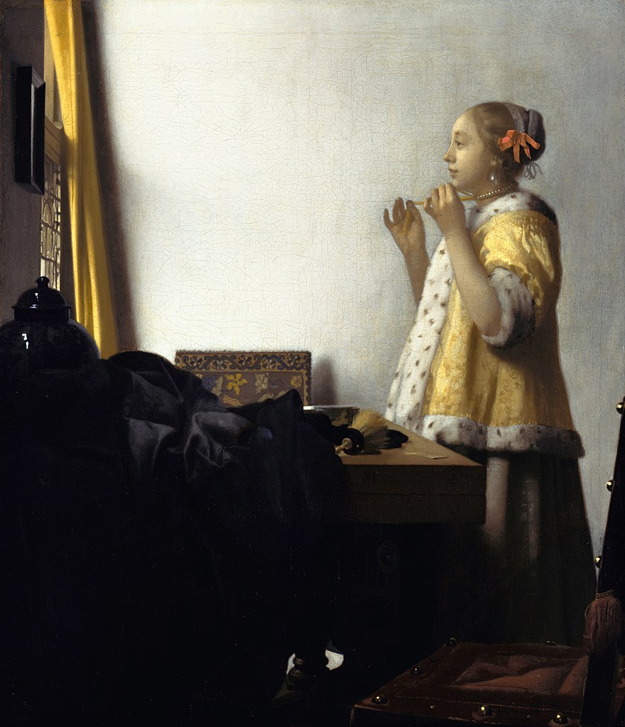 "Jeune fille à la perle" de Vermeer dans la Gemaldegalerie de Berlin.