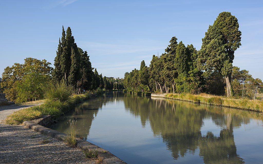 Canal du Midi vers Béziers - photo de Christian Ferrer - Licence ccbysa 4.0