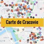 Carte de Cracovie (Pologne) : Plan détaillé gratuit et en français à télécharger