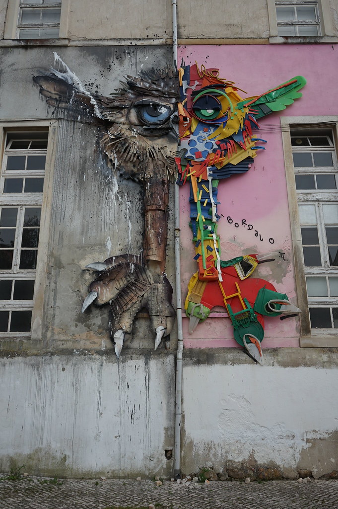 Street art de Bordala II à Coimbra.