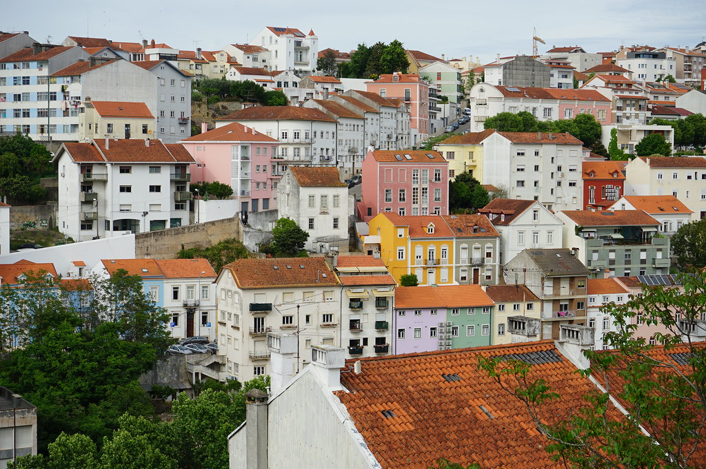 Vue sur Coimbra depuis les hauteurs de la fac.