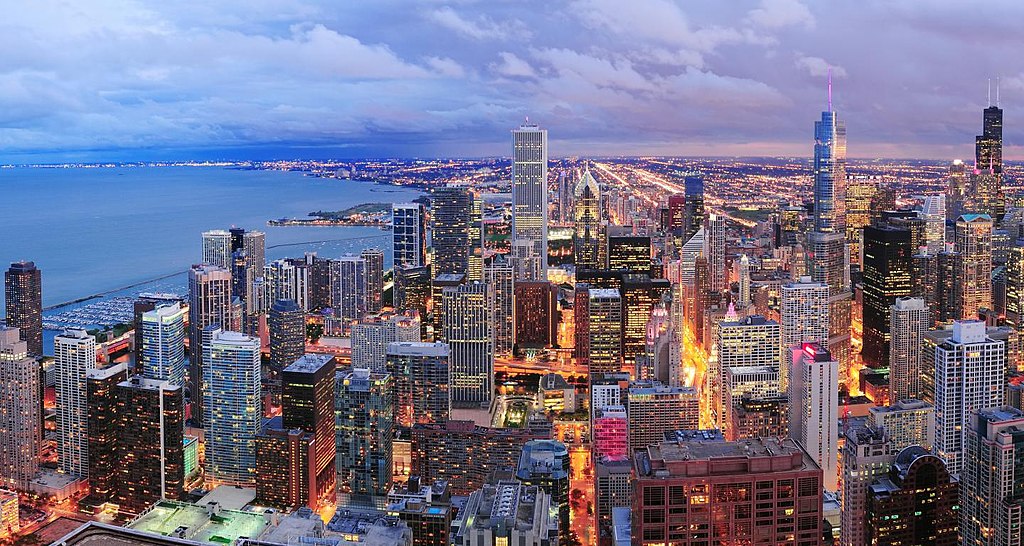 Vue sur la skyline de Chicago - Photo de Humbledumpty - Licence ccbysa 4.0