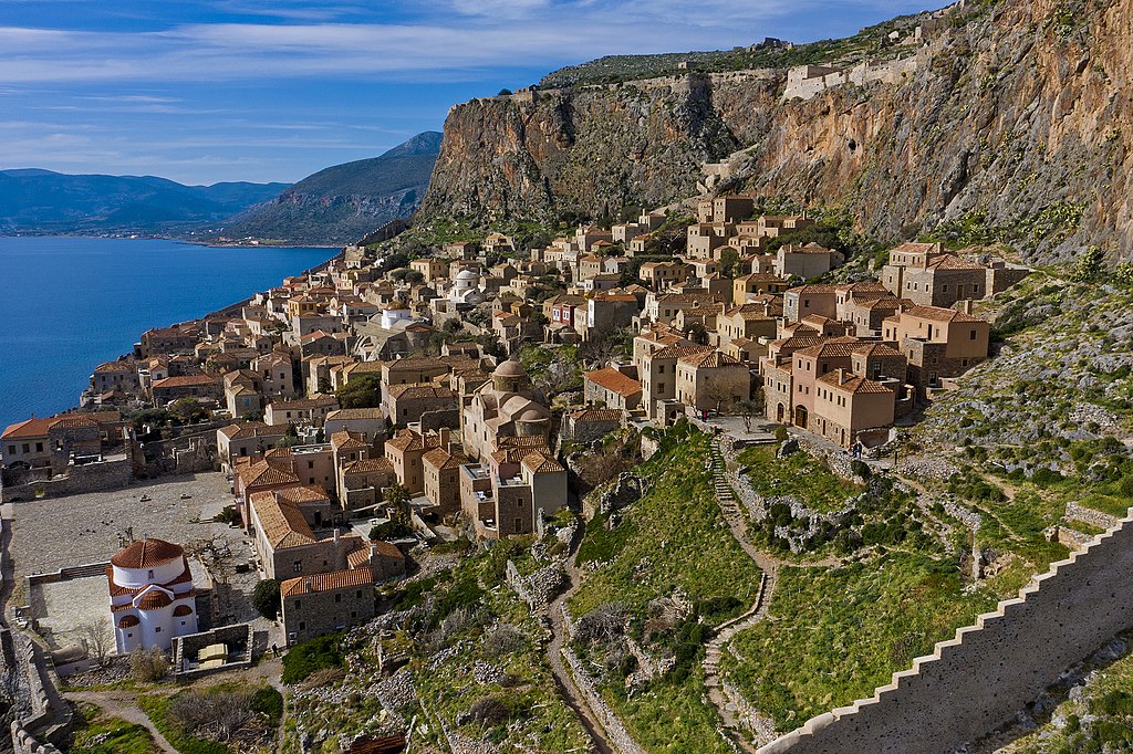 Village de Monemvasia - Photo de Katsikas Pantelis - Licence ccbysa 4.0