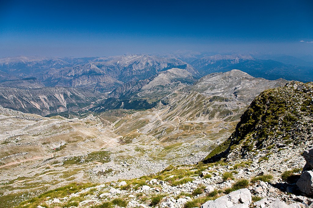 Vue sur les montagnes de Pindos en Grèce - Photo de Deyan Vasilev (Dido3) - Licence ccbysa 3.0