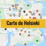 Carte d’Helsinki (Finlande) : Plan détaillé gratuit et en français à télécharger