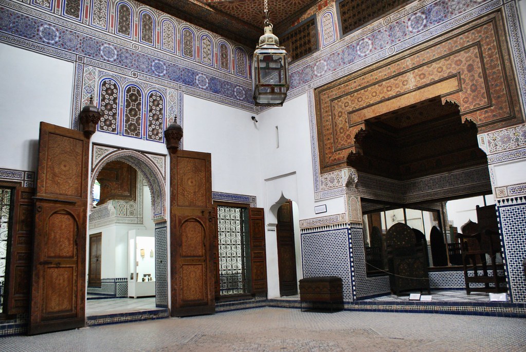 Le riad où se trouve le musée Dar Si Said de Marrakech est une beauté.