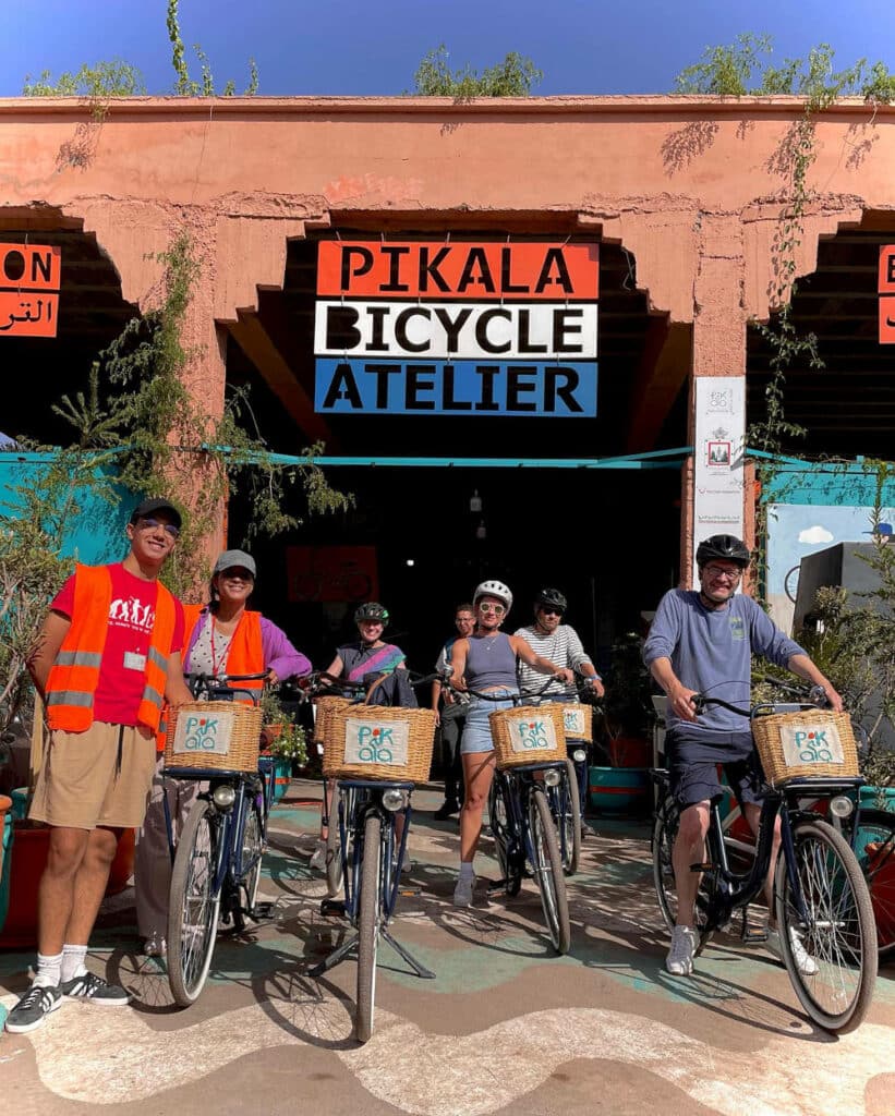 Tour en vélo à Marrakech avec Pikala.