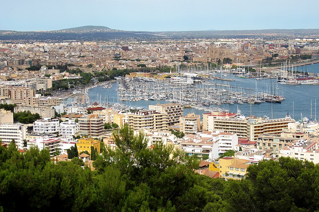 Vue depuis le Chateau de Bellver - Photo de Martin Furtschegger -Licence ccby 3.0