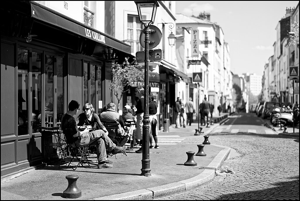 Café dans le quartier de la Butte aux cailles à Paris. Photo de madras91 - Licence ccby 2.0.