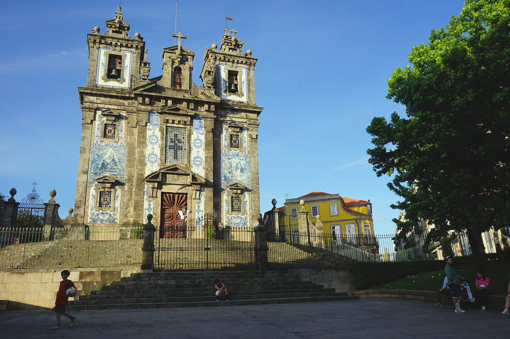 Eglise Santo Ildefonso dans le quartier de Bolhao.