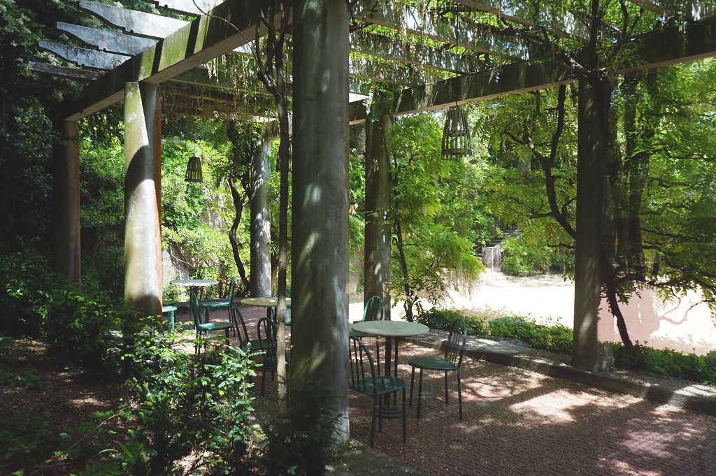 Pavillon de thé du parc de Serralves à Porto.