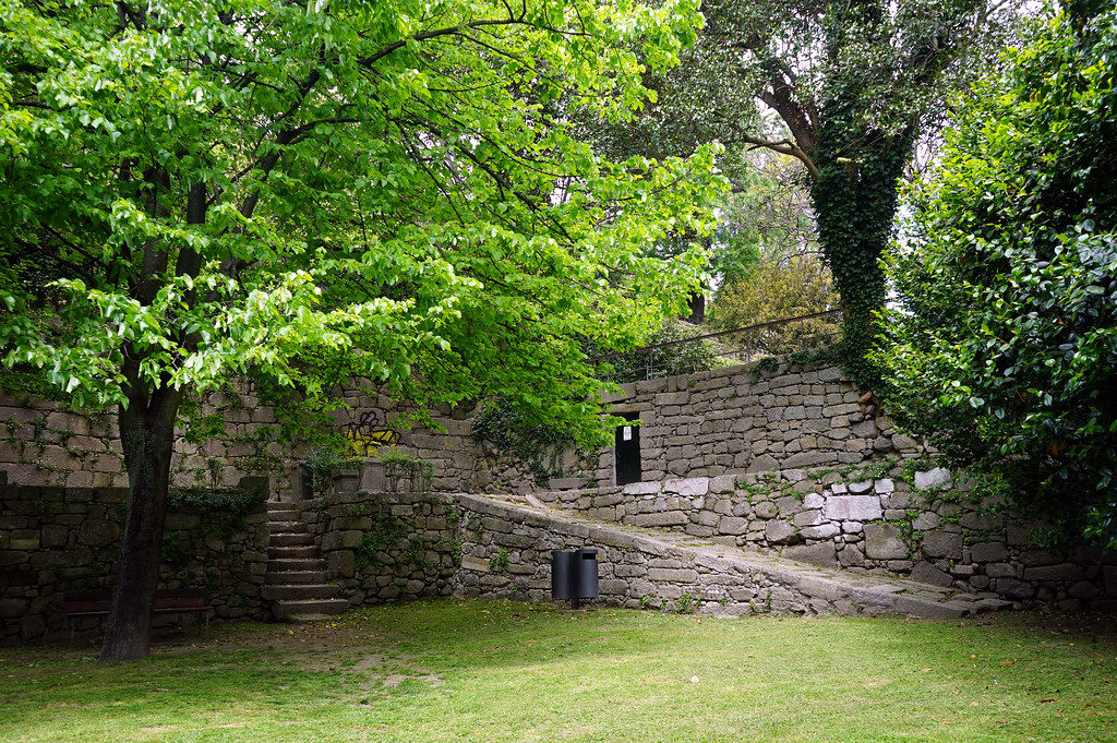 Parc des Virtudes dans le quartier de Cordoaria à Porto.