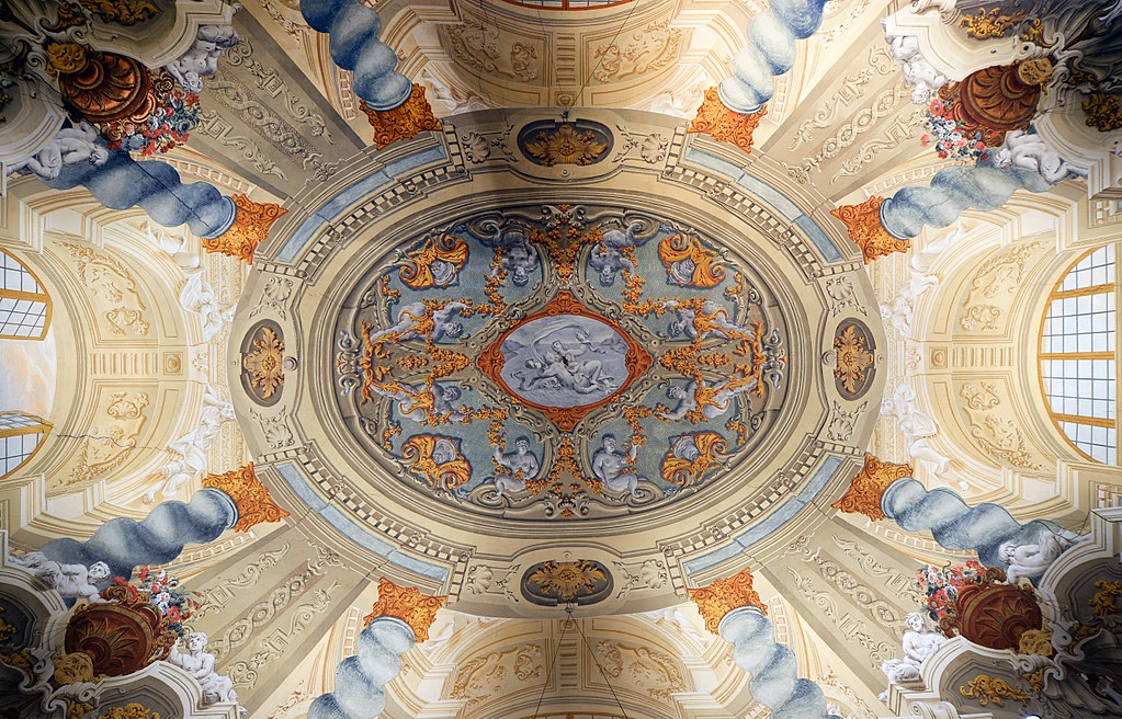 Plafond de la Galleria Doria Pamphilj à Rome – Photo de Livioandronico2013