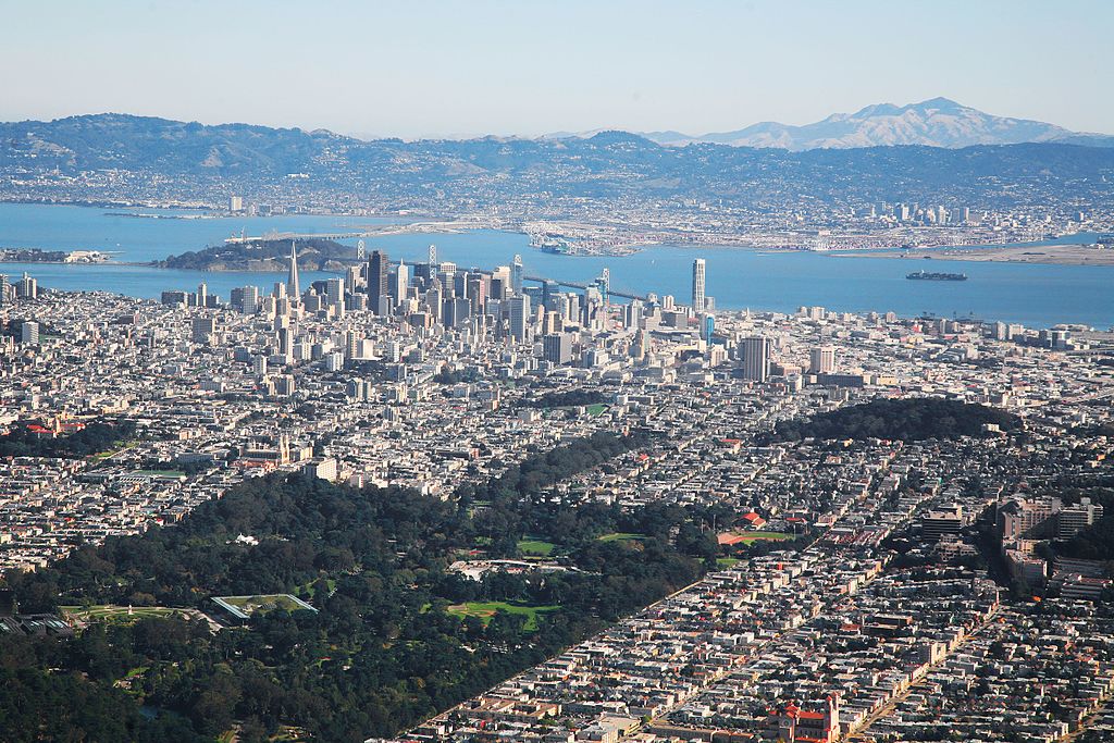 Vue sur San Francisco et le Golden Gate Park - Photo de Jitze Couperus