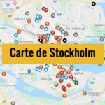 Carte de Stockholm (Suède) : Plan détaillé gratuit et en français à télécharger