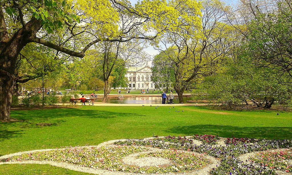 Jardin du Palais Krasinski -Photo de Matpol222 - Licence ccbysa 4.0